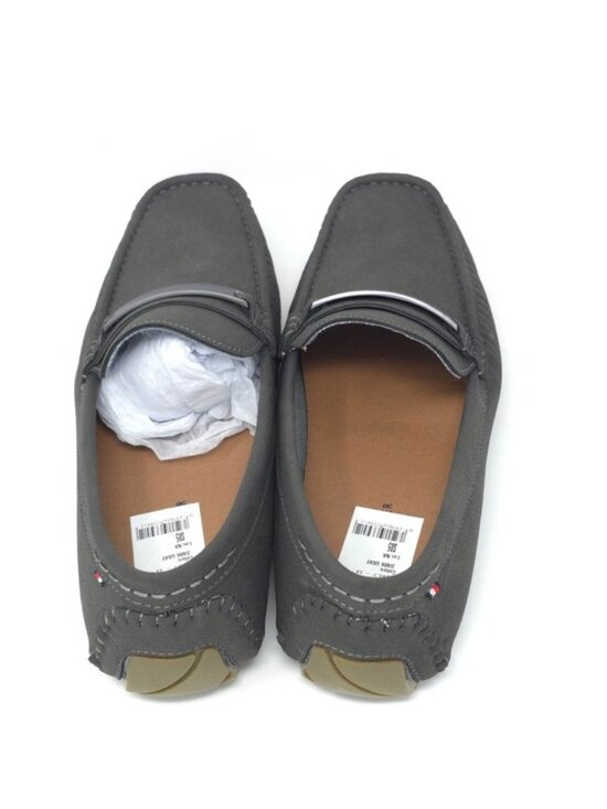 Tommy Hilfiger Atino Medium Dark Gray Slip-On Driving Loafers 11M main image 7
